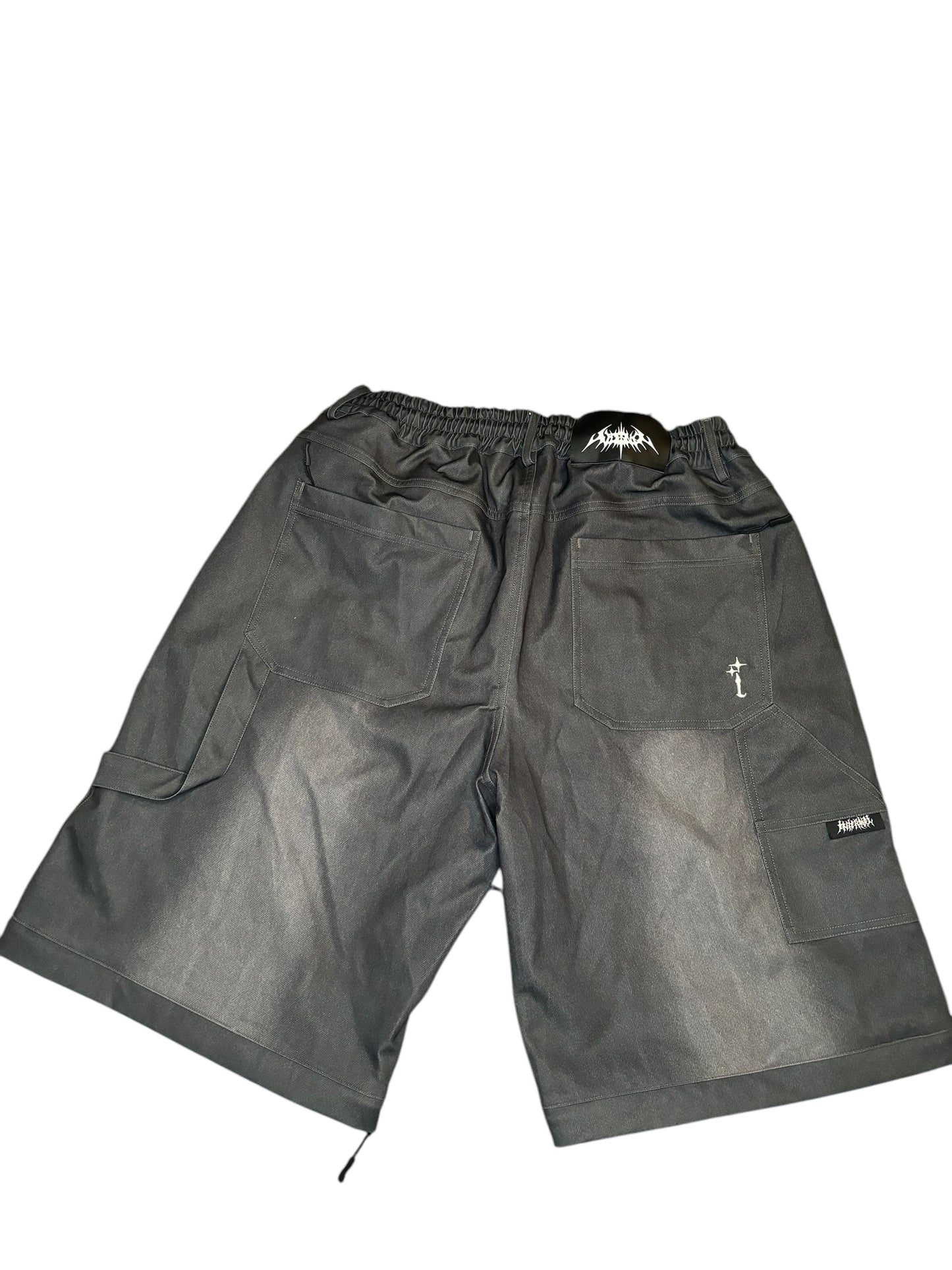 Grey Denim Snow Pants Convertibles (Snow Shorts)