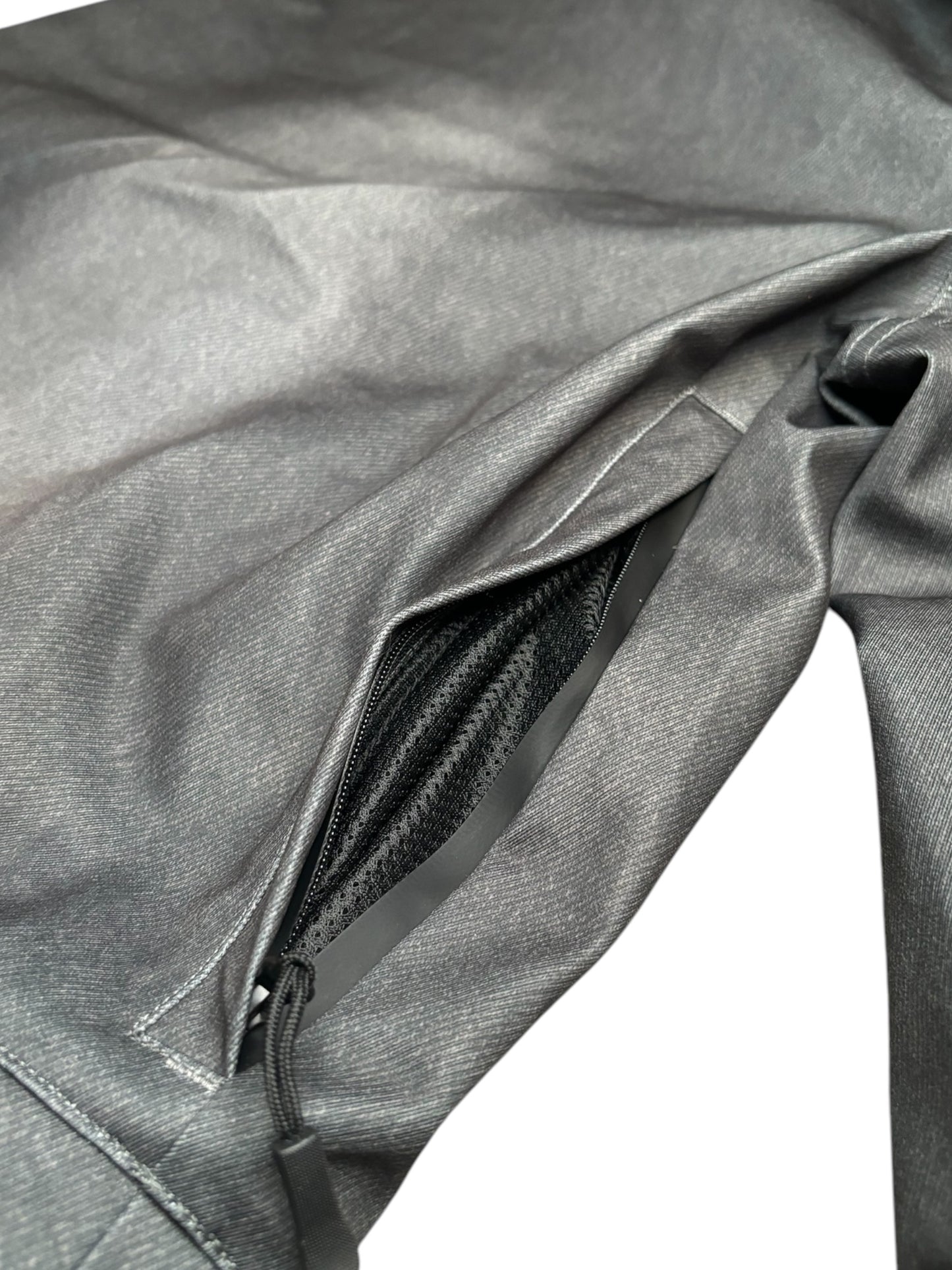 Grey Denim Snow Pants Convertibles (Snow Shorts)