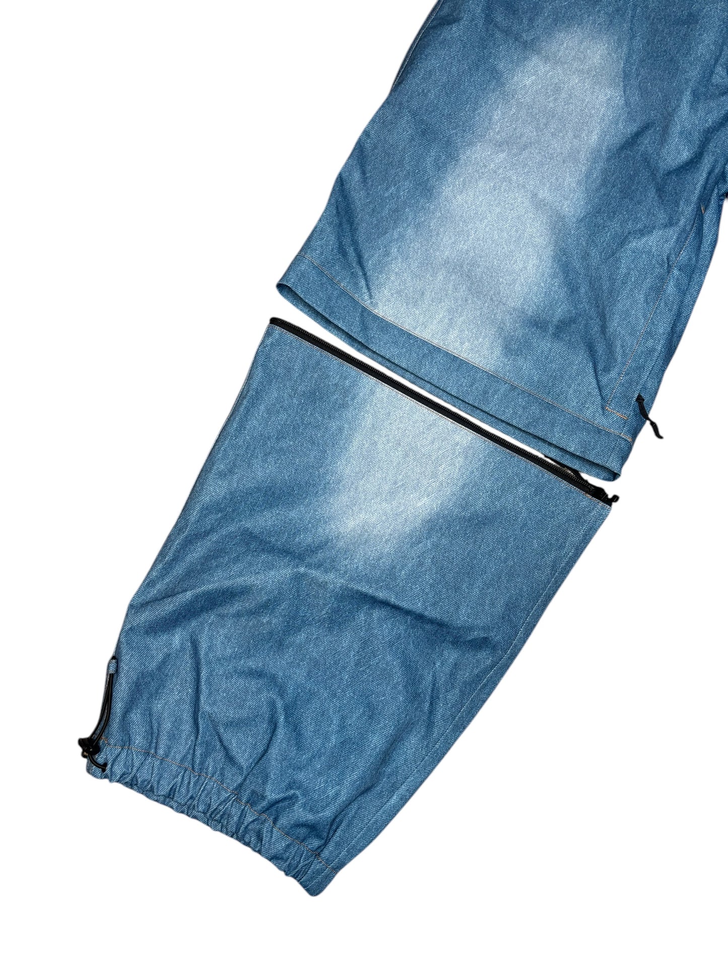 Blue Denim Snow Pants Convertibles (Snow Shorts)