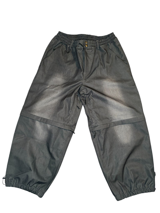 Grey Denim Snow Pants Convertibles (Snow Shorts)