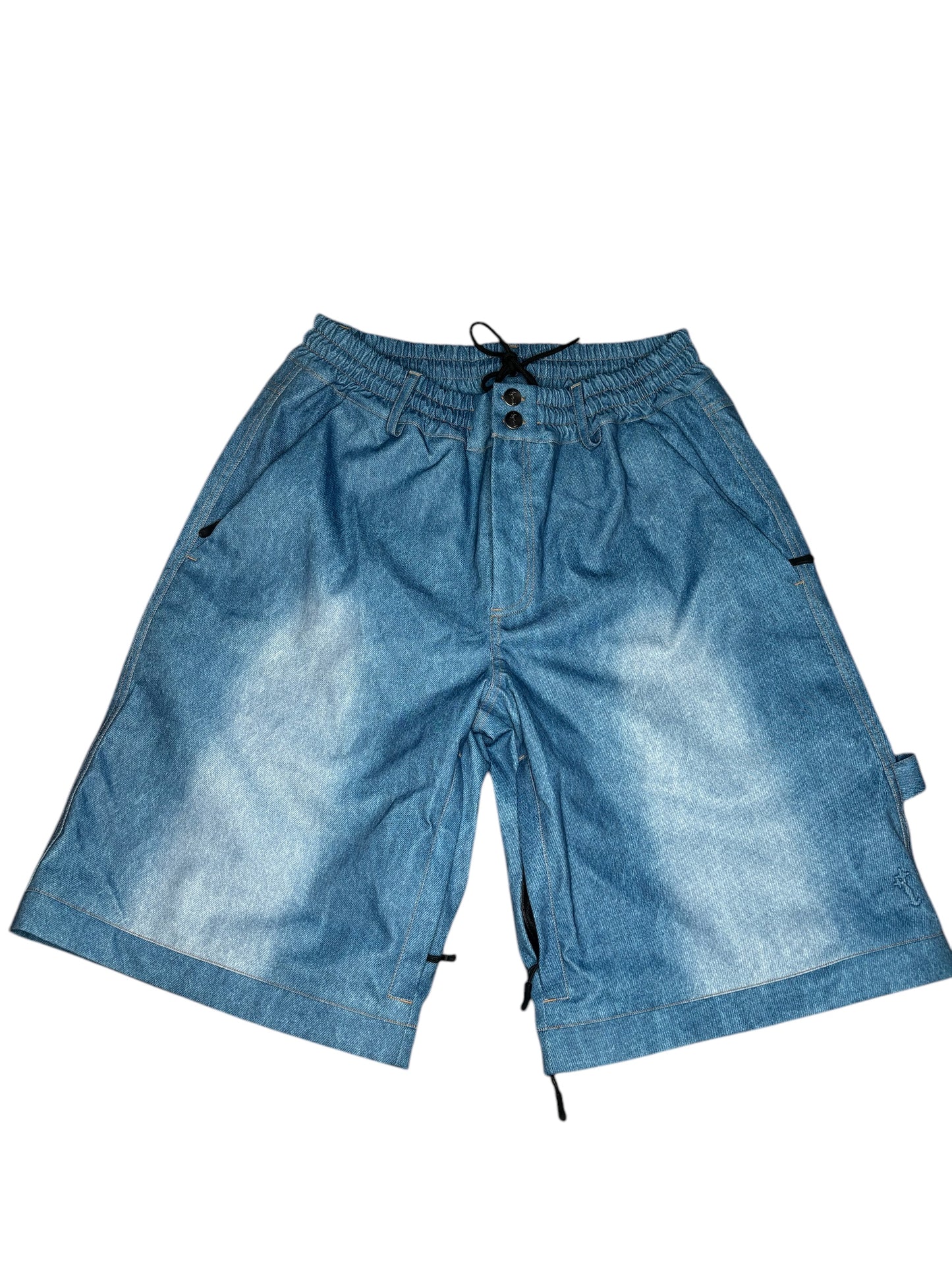 Blue Denim Snow Pants Convertibles (Snow Shorts)