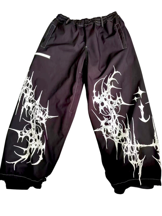 Black "Sigil" Snow Pants